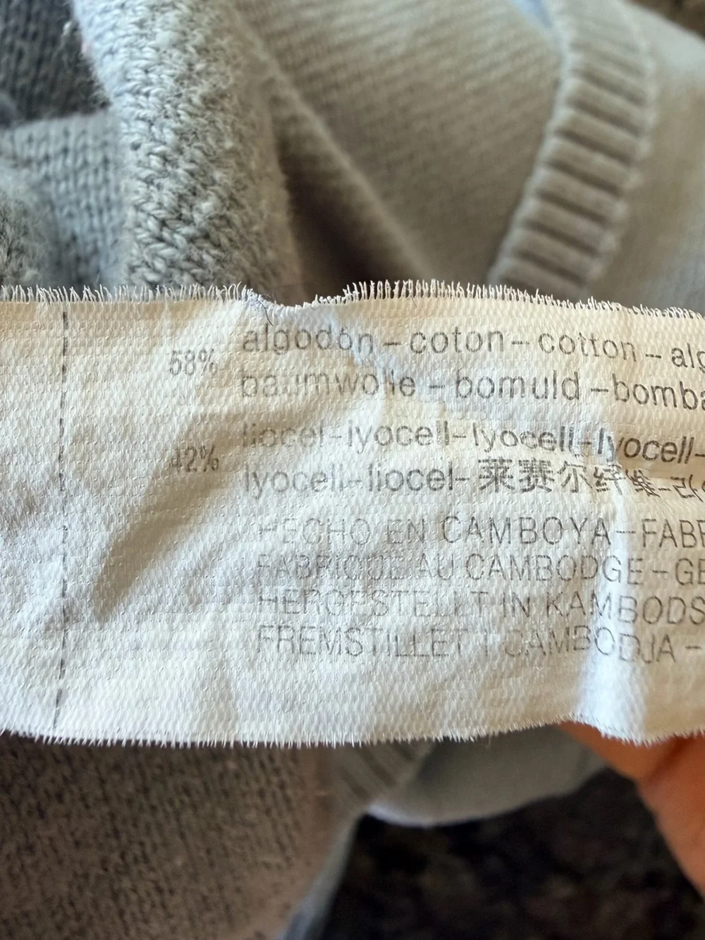 3/$25 Zara Knit V-Neck Sweater Size 3-4 Y Mist Blue Lightweight Knit Pullover